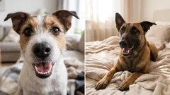 Pies pokazuje przednie zęby, gdy jest szczęśliwy: czy to naprawdę prawda