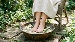 Które kąpiele stóp są lepsze dla zmęczonych stóp — gorące czy zimne