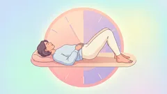 Jak pozbyć się wystającego brzucha, leniwie leżąc: ćwiczenie „zegar miednicy”